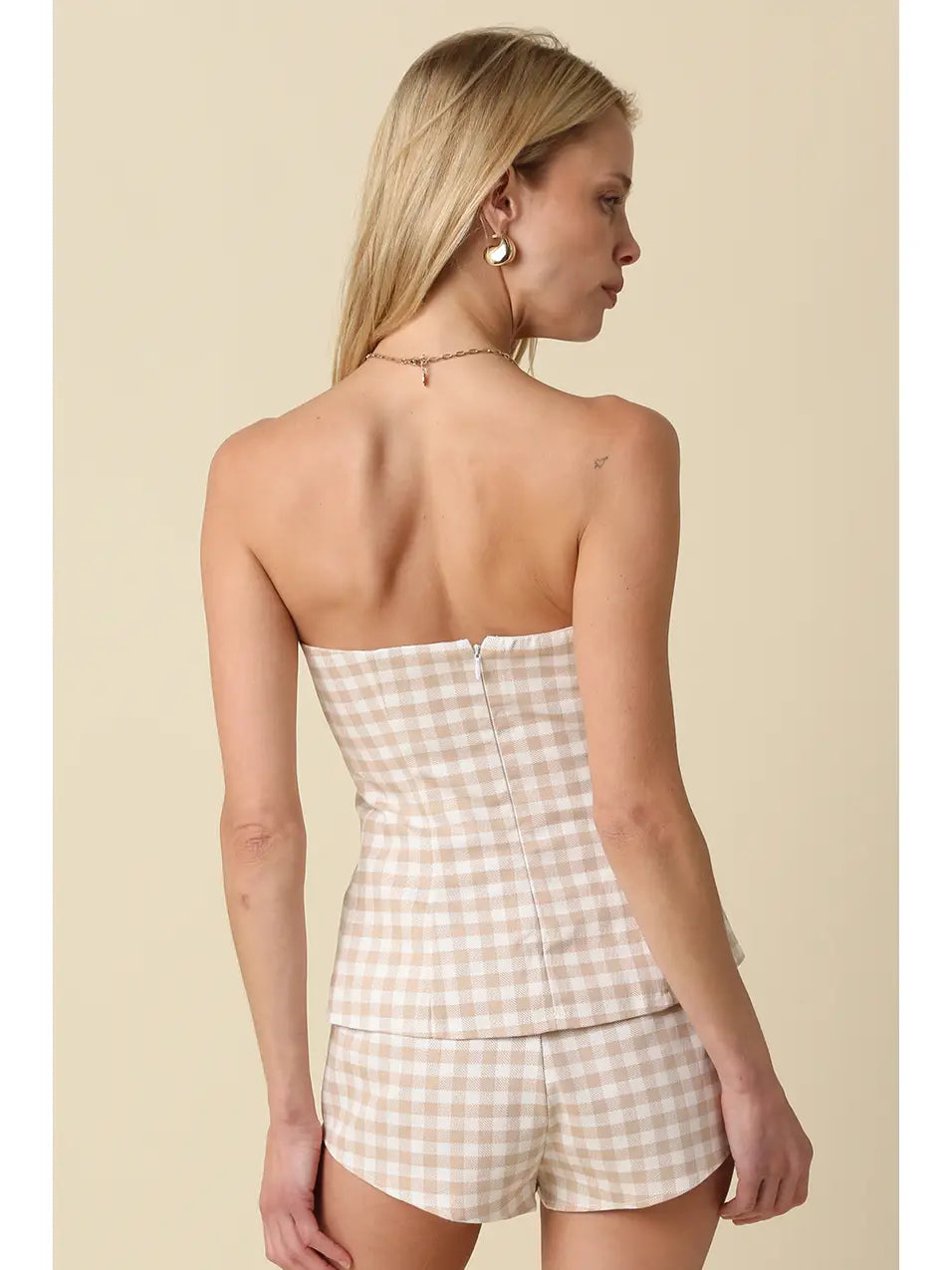 SKYLINE STRAPLESS TOP SET