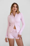 CABLE KNIT TWO PIECE LOUNGE SET