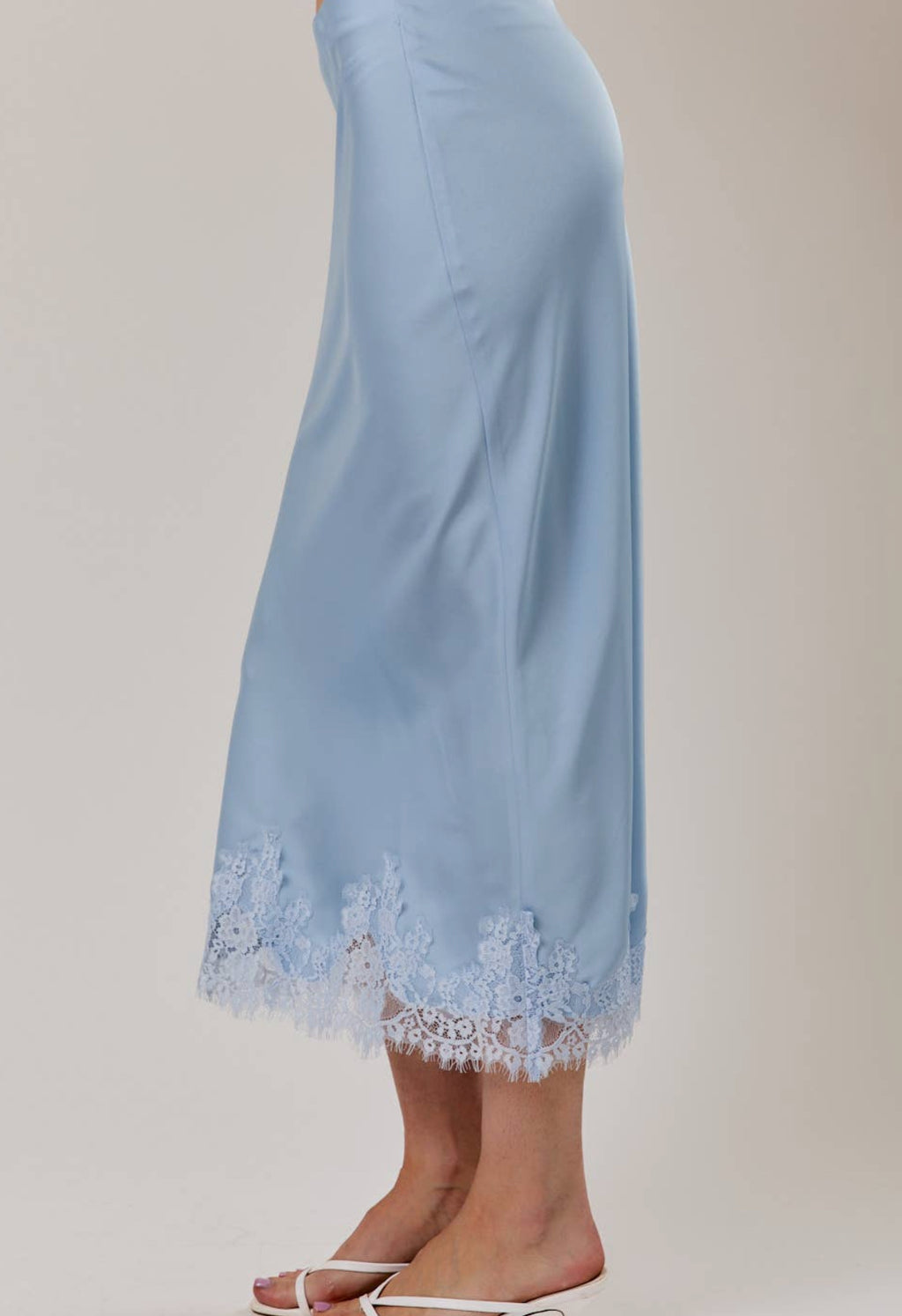 LACE MIDI SKIRT