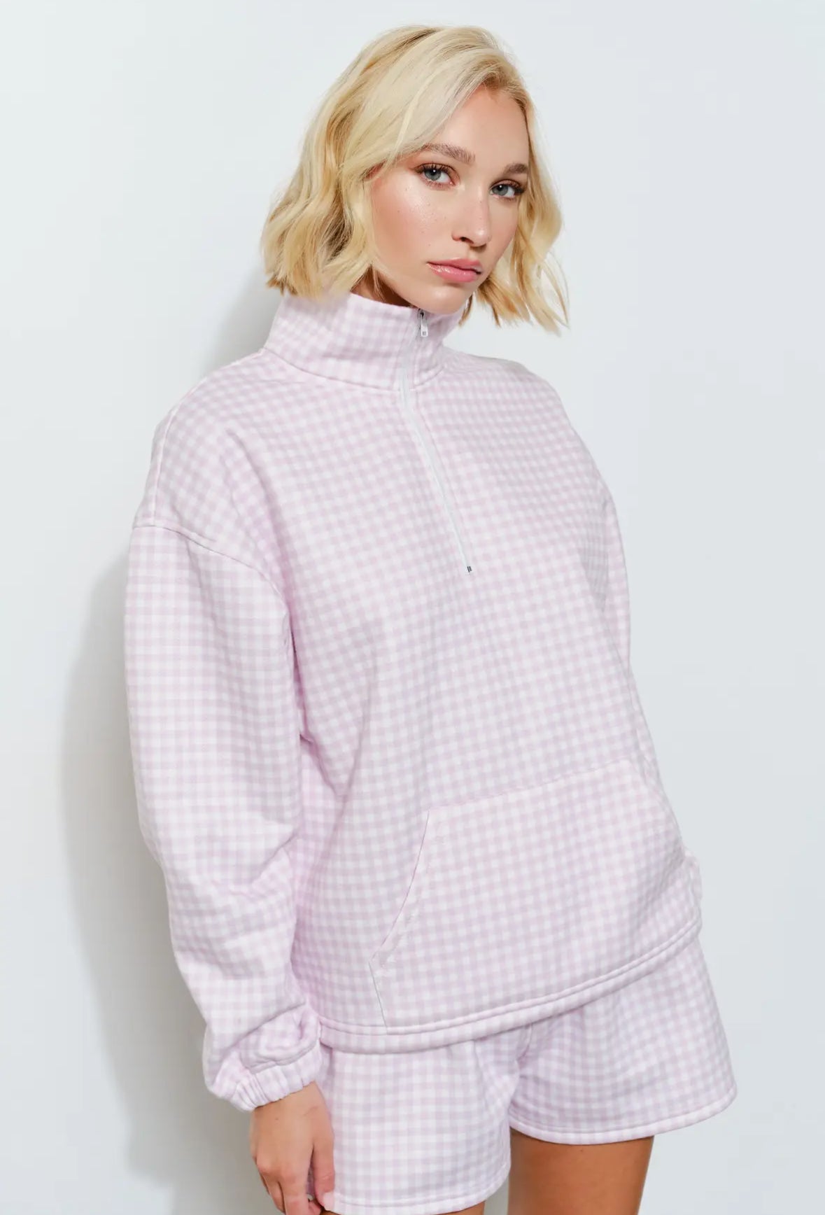 GINGHAM PULLOVER