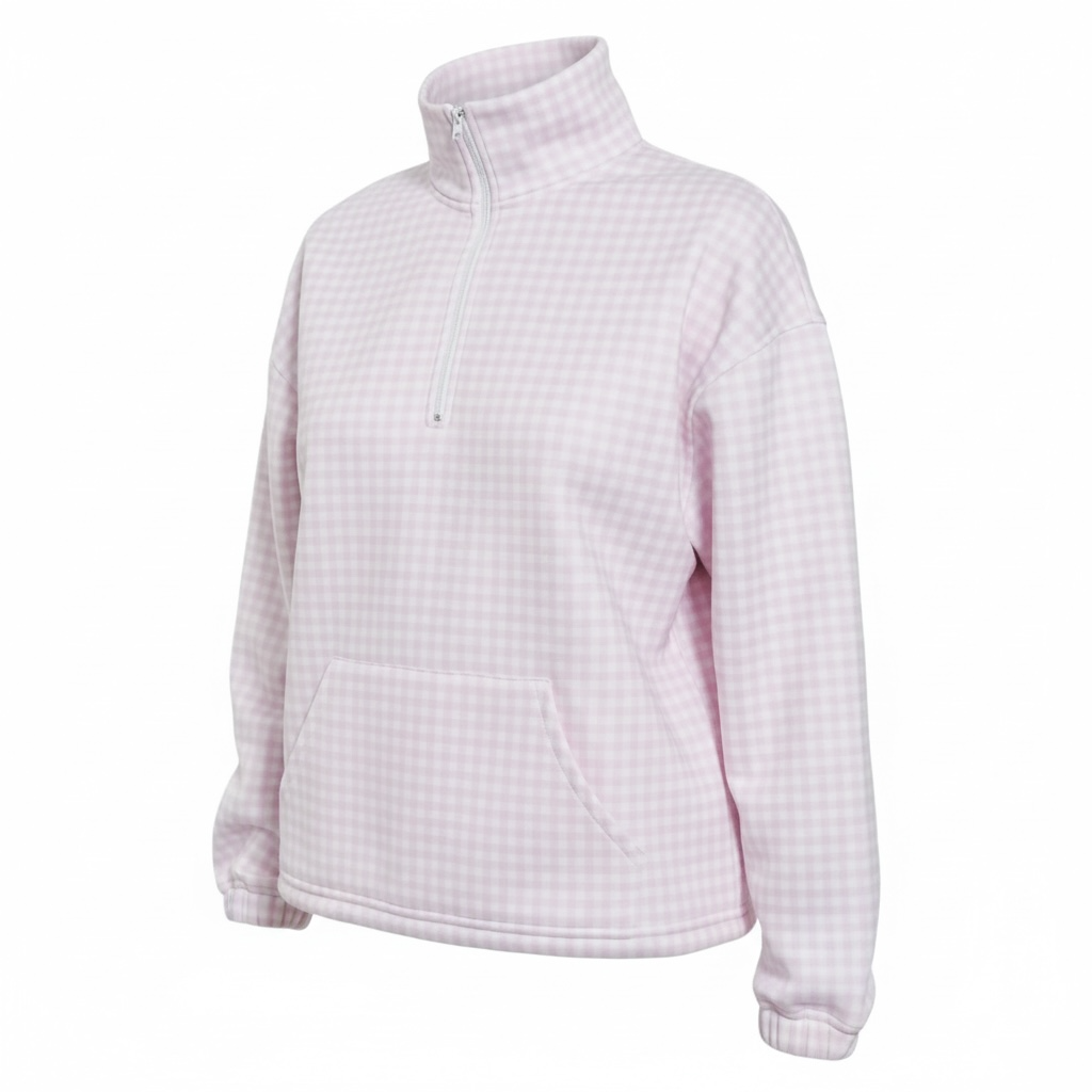 GINGHAM PULLOVER