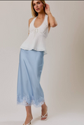LACE MIDI SKIRT