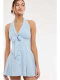 VIVID HALTER DRESS