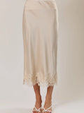 LACE MIDI SKIRT
