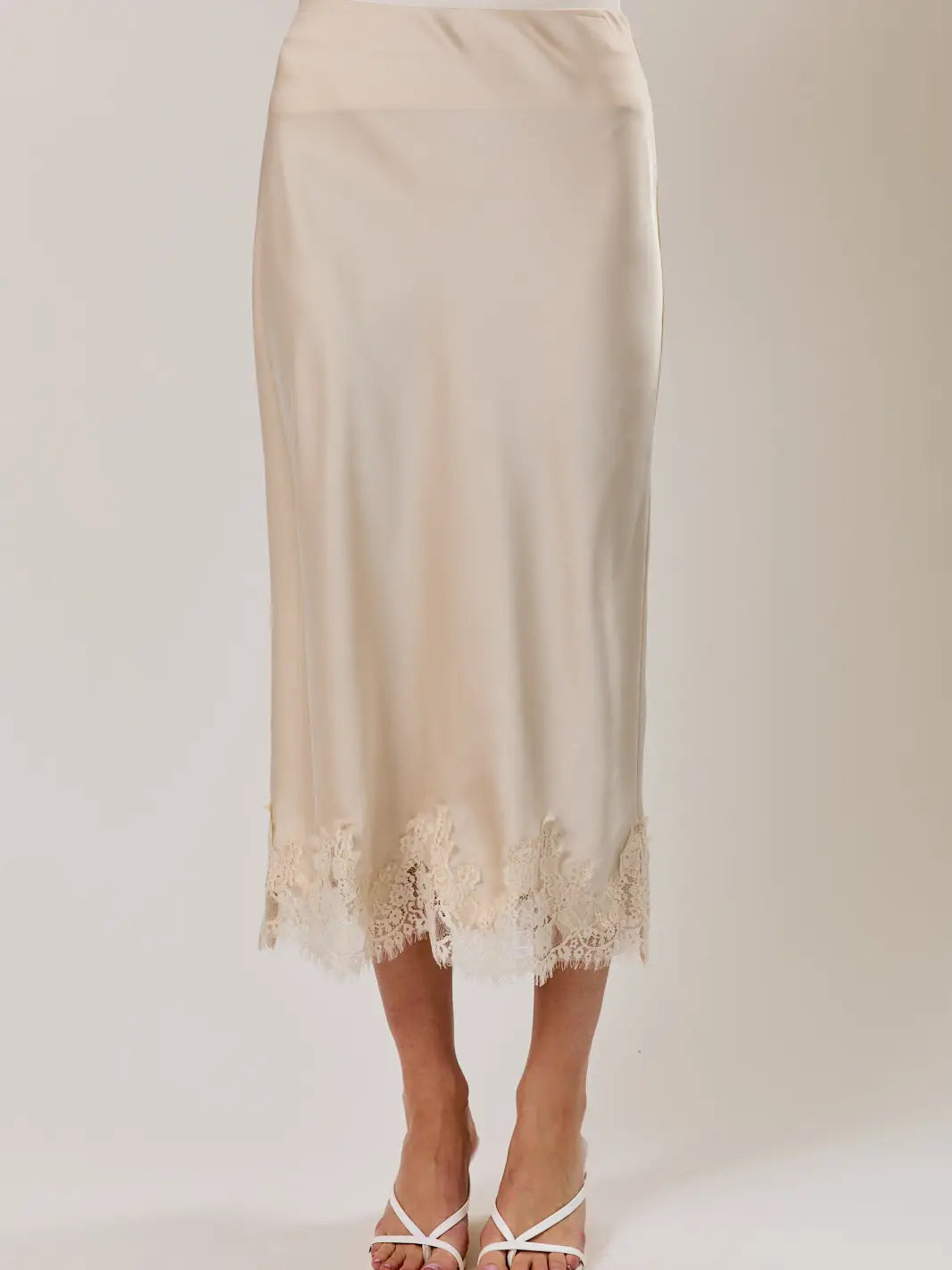 LACE MIDI SKIRT