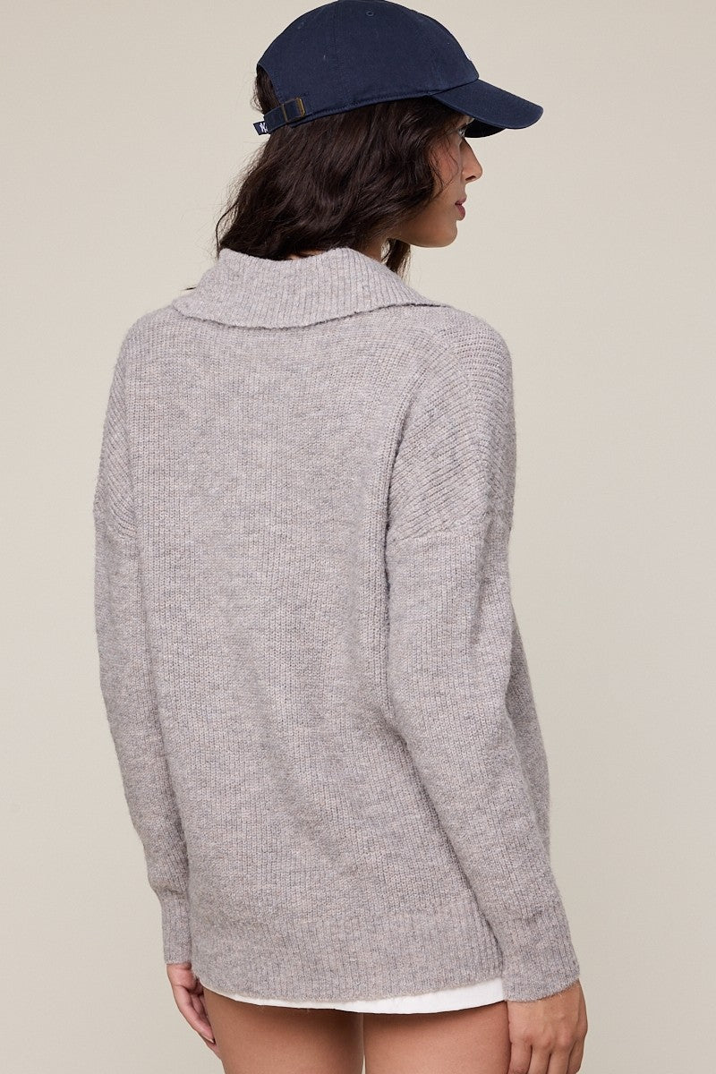 COLLAR CARDIGAN